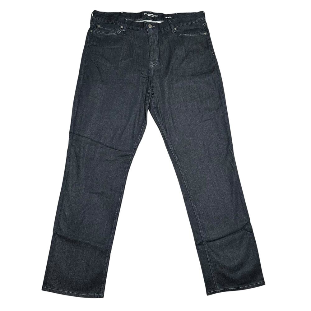 Men’s 40x34 BANANA REPUBLIC Traveler Dark Wash Slim Fit Luxe Stretch Dark Jeans